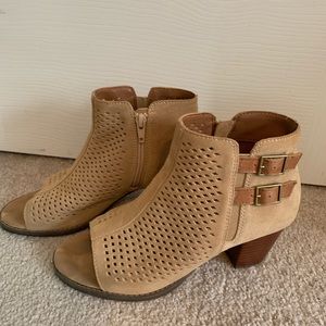 Open Toe Booties.